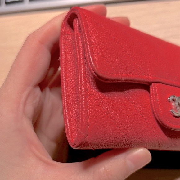 Chanel mini Wallet/ card holder hot pink - Picture 7 of 10